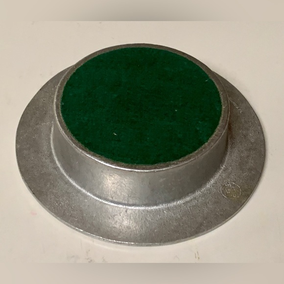 Mid Century Vintage Felt Lined Wilton Armetale RWP Solid Pewter Wine Coaster - Picture 12 of 16